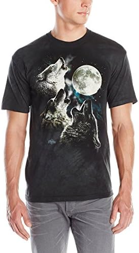 Тениска с къс ръкав The Mountain Men ' s Three Wolf Moon
