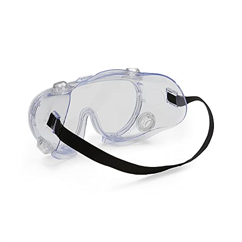 Защитни очила от серията Sellstrom Предимство, Прозрачен, устойчив на Мъгла, С Непрямыми вентилационни отвори, черен