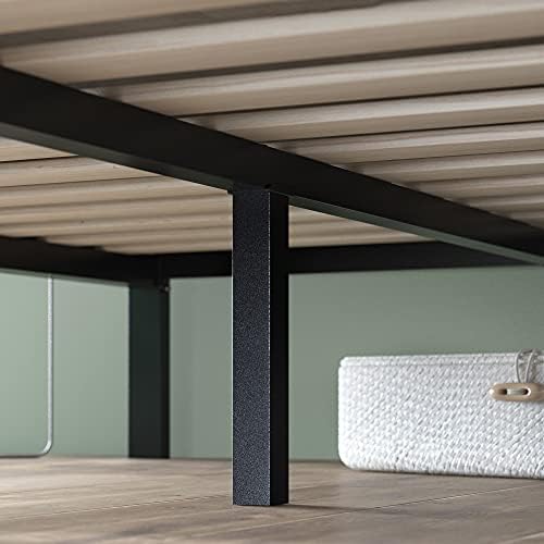 Рамка на легло на метална платформа ZINUS Mia с Таблата / Дървена Летва-опора / Пружинен блок Не се изисква / Лесен