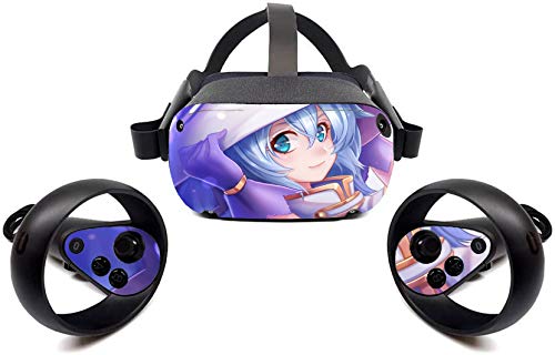 Стикер върху кожата Слушалки Oculus Quest VR Красиво Момиче Япония Vinyl Стикер за Слушалки и контролер от ok anh yeu
