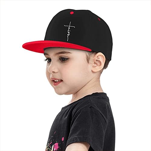 Бейзболна Шапка Унисекс с Логото на Faith Кръст за Деца, Момчета и Момичета, Християнски Шапки шофьор на камион, Шапка за Бебето