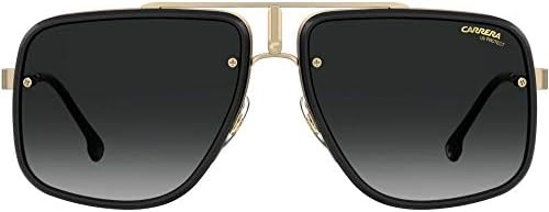 Слънчеви очила Carrera GLORY II RHL ЗЛАТИСТО-ЧЕРНИ 59-18-145 Унисекс/Метални/с Правоъгълна форма