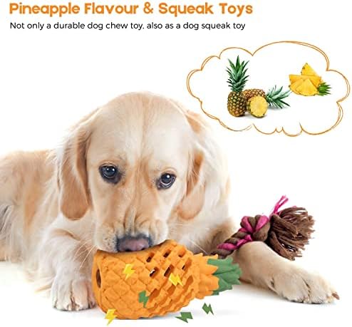 Комплект играчки за кучета PETOPIA с Ананас, за по-Големи/Средни/Малки Кучета