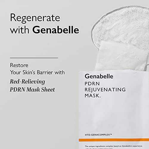Genabelle PDRN Rejuvenating Mask Sheet - Лесно осветляющая и енергизиращ маска-лист с PDRN, ниацинамидом, хиалуронова киселина