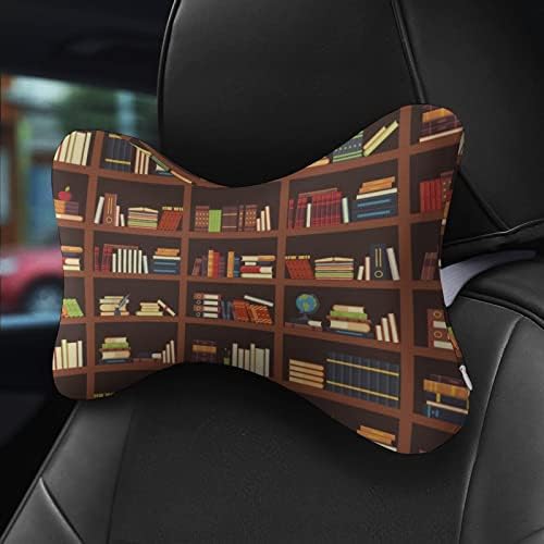 Книги на лавица за книги Автомобилната въздушна Възглавница За врата 2 БР Удобна Автоматична Възглавница За главата с останалите