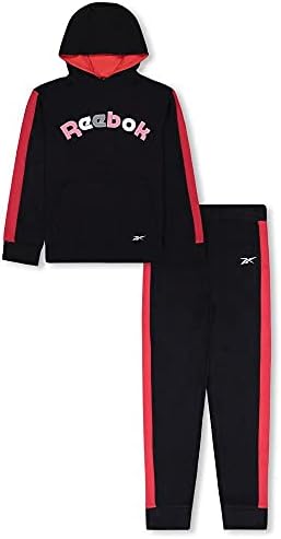 Спортен костюм Reebok за момчета от 2 теми, комплект дрехи - Пуловер с качулка + Удобни спортни панталони за джогинг