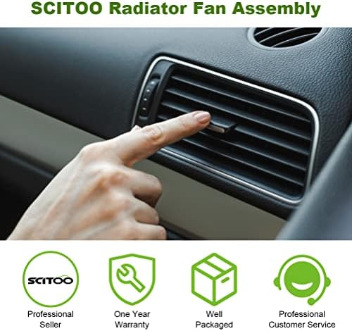 Вентилатор за охлаждане на кондензатора на радиатора SCITOO, Съвместим с Quattro/TT за Passat/Passat CC/Golf/Beetle