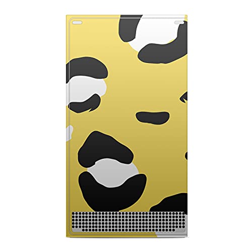 Дизайн на своята практика за главата Официално Лицензиран Grace Illustration Yellow Leopard Art Mix Матова повърхност Винил