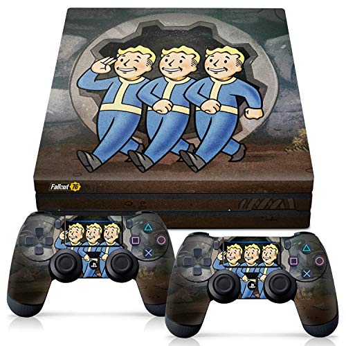 Комплект кожи за конзола Контролер Gear с официален лиценз за PS4 Pro - Fallout - Vault Бойс