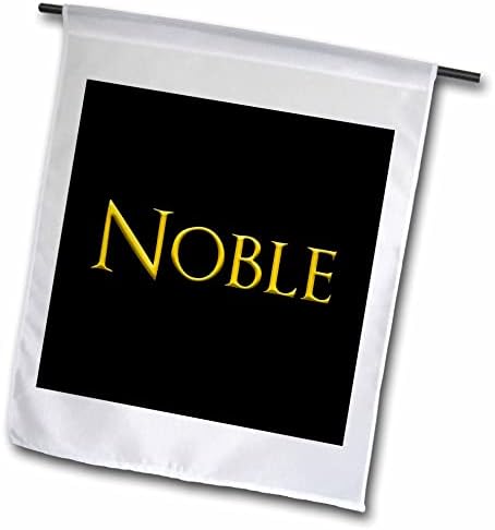 3дРоуз Нобъл Често срещано име за момче в Америка. Жълт в черен Талисман - Знамена (fl-365133-1)