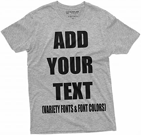 Добавете Вашия текст Потребителска Мъжка Тениска Адаптивни Тениска Персонализирана Фланелка