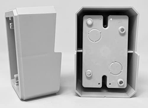 iMBAPrice FS8141-1 (1 Комплект) Неметаллический, Защитен от атмосферни влияния Бала кутия FS за сайдинг 1/2 инча