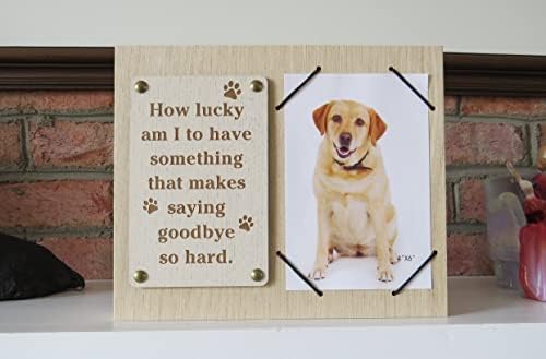 Дървена рамка за снимка UNIDECO 4x6 - Красивите подаръци за кучета, Стенен и настолен Титуляр за снимки 4x6 - 4x6 Фото