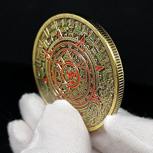 Спот Възпоменателна Монета Мексико Маите Aztk Point, Paint Dragon Възпоменателна Монета Глава на Външната търговия Айде Колекция