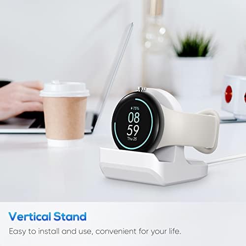 Силиконова поставка за зарядното устройство Google Pixel Watch, Поставка за зарядното устройство YUANHOT, Държач зарядно устройство