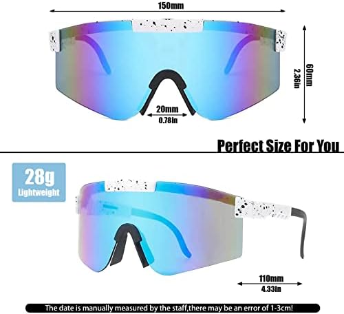 DNSDOIT Поляризирани Спортни Слънчеви очила за Мъже И Жени със защита UV400, Колоездене Слънчеви Очила за Шофиране,