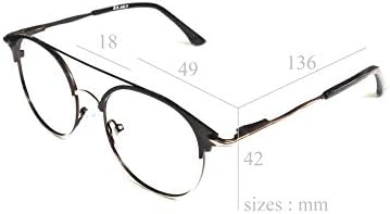 Компютърни очила На lifestyle Crizal lens round club master метални 49 мм unisex_alfrpr1587