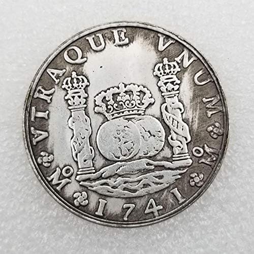Възпоменателна монета Старинни Занаяти 1741 Испанска Месинг със сребърно покритие Стари монети