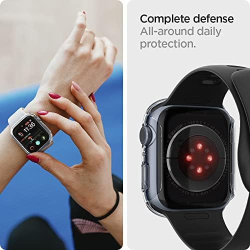 Калъф Spigen Thin Fit е Предназначен за Apple Watch Серия 8/7 (45 мм) - Кристално чист