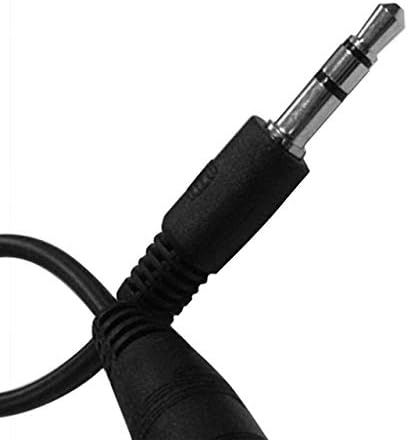 Jasnyfall 3,5 Мъжки до 2,5 Женски Черен аудио кабел-Адаптер за Стереочата Xbox One Черен