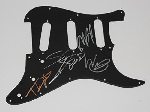 P. O. D. POD Satellite Group Група С Автограф на Електрическа китара Fender Stratocaster Тампон Loa