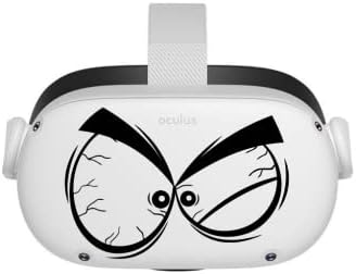 Гневни очи - Oculus Quest 2 - Стикери - Черен