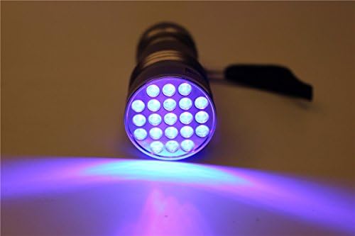 Tigofly UV Лепило за връзване на мухи, Отверждающий Светлина 395-400NM Водоустойчив 21 Led Фенерче