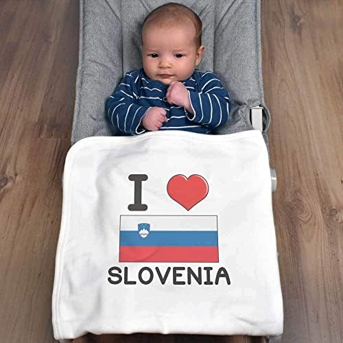 Детско Памучно одеало /Шал Azeeda I Love Slovenia (BY00025958)