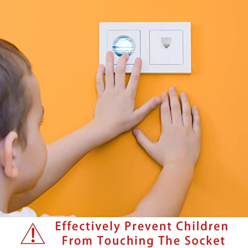 24 Опаковки на Защитени от деца Електрически Защитни Капачки За защита от деца Капачки за контакти Skyscape