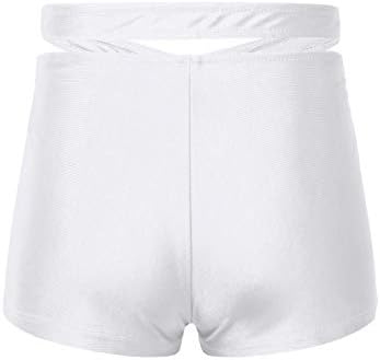 Mufeng Детски/ - Комплект от 2 теми за Момичета, Спортни Съкратен Блузи с Къси панталони-Попками, Комплект за спагети презрамки