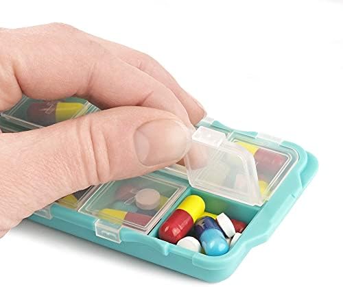 Електронен опаковка таблетки TabTime Super 8 с аларма за прием на лекарства - 8 аудио-визуални напомняния - 2 Настройка