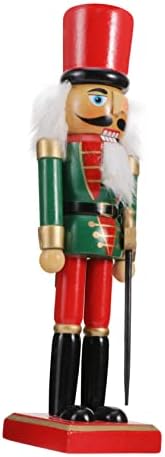 Amosfun 1бр Лешникотрошачката Кукли Mesa Para De Коледа Орех Войници Декор Коледен Лешникотрошачката Украса на Коледна Елха