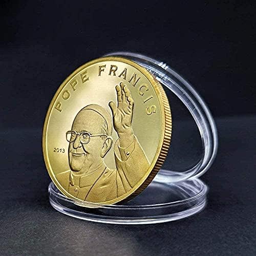 Папата Франциск Златна Монета на Папата Франциск 2013 Айде Копие на Папата-йезуит за Домашен интериор на Офис