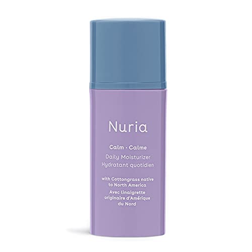 Nuria - Успокояващ ежедневен хидратиращ крем за лице без аромати, за чувствителна кожа, С памучна трева, масло