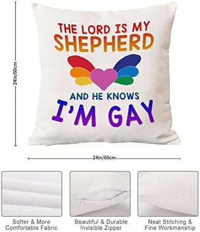 Пансексуальный Трансгендерный ЛГБТК-гей, Дъгата Наволочный Калъф, Господ е Мой Пастир, и Той знае, че съм