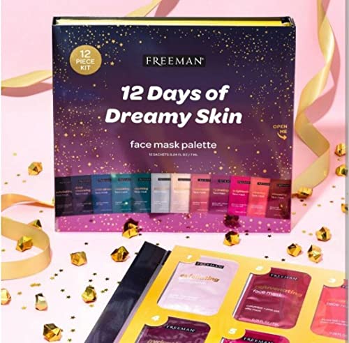 Подаръчен комплект Празнични маски за лице Sofia Beauty's, Палитра Маски за грижа за кожата Dreamy Skin 12