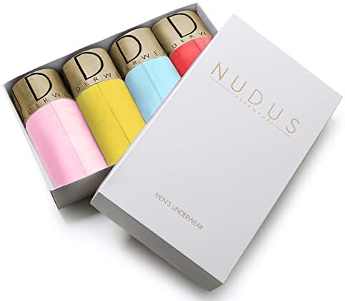 Памучни Бандажи за мъжко бельо NUDUS - Опаковка от 4 Кошници кутии за спортни фенове