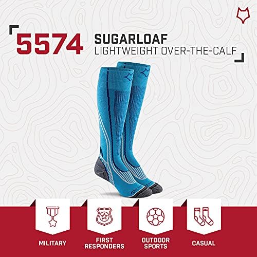 Ски чорапи Fox River Слалом Jr. средно тегло за тийнейджъри, Сверхмягкие зимни чорапи с подплата, с терморегуляцией, тематика