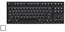Механична клавиатура Code V3 с осветление 87 клавиши - Бяла led светлини, черен корпус (Cherry MX Clear)