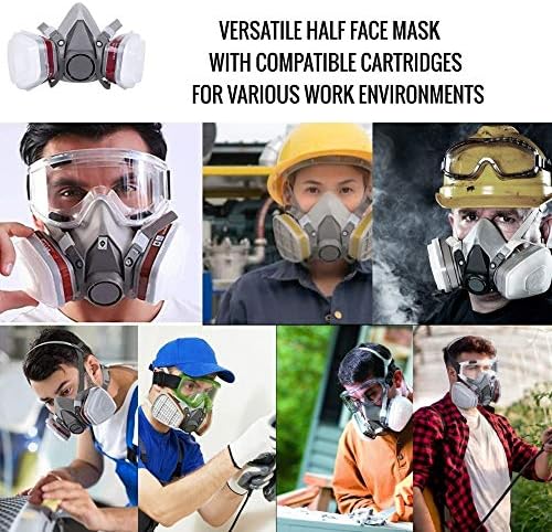 Респираторная маска Sulde Paint с филтри за дим епоксидна смола, за рязане на органични изпарения, за обработка