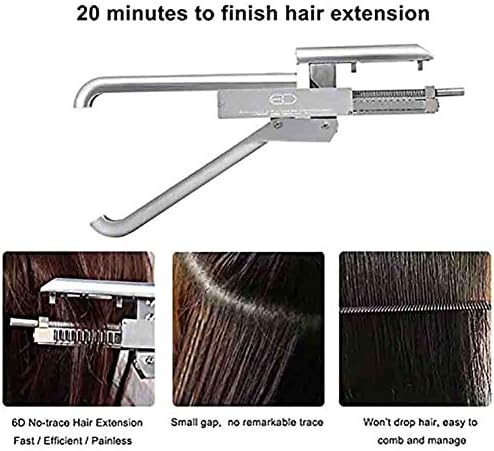 Инструмент за удължаване на косата HHYGR Fusion Heat Желязо Connector 6D Машина За Удължаване на Косата, Професионални Салонное Обзавеждане Бесследный Бърз Комплект Лекота на ?