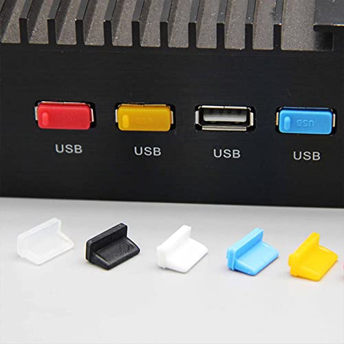 30 БР. Капачки портове USB тип A, Капачка за защита на порта на преносим компютър от прах, Защита от прах, вода и