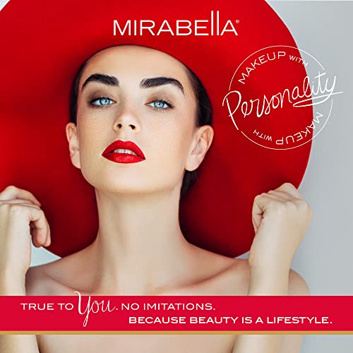 Ультраувлажняющий блясък за устни Mirabella, Лилав (Прашни-розово-лилаво с блясък) - Луксозна съвременна формула за