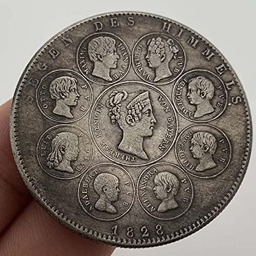 1828 Скитащи Монети Антични Месингови Стари Сребърни Медали Колекционерски Монети На Месингови Стари Сребърни Монети Възпоменателни Монети