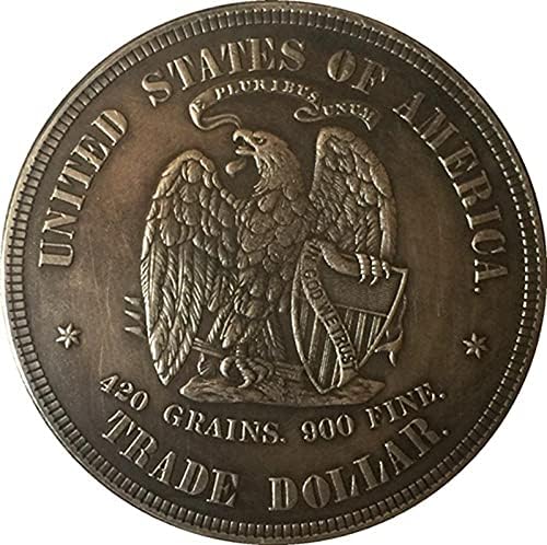 Монетата Американски Орел 1873 Г., Сребърно Покритие Криптовалюта, Любима Монета, Реплика, Възпоменателна Монета,