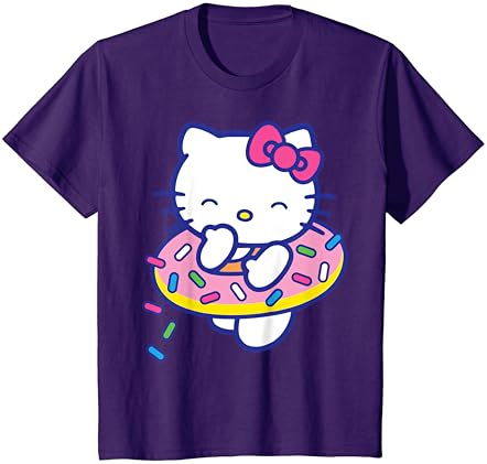 Въздушна Лятна Тениска за гмуркане с пончиком Здравей Кити Спринклз