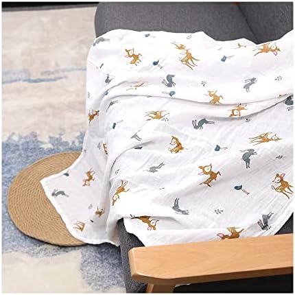 Детски одеяла от плат TATA AMG® | Пеленание за новородено | Детско Марлевое одеало от Органичен памук | Копринено Меки дишащи