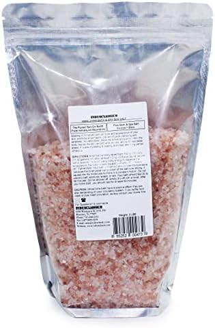 Натурална Гималайская Розова Морска сол за вани и спа IndusClassic - 55 килограма Среден размер 1 ~ 3 мм,...