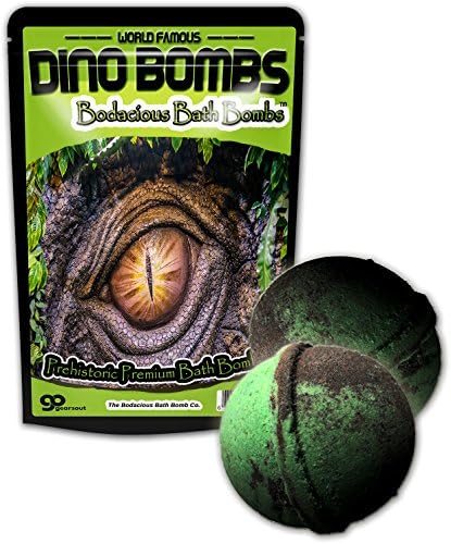 Детски бомбочки с динозаври, Бомбочки за баня с динозаври - Забавни детски бомбочки за вана XL - по 5 грама