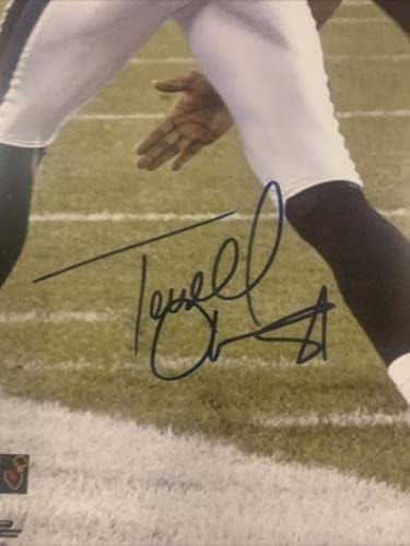 Terrell Притежава снимки Донована Макнабба с двойно автограф Орли 16x20 в рамката на JSA - Снимки NFL с автограф